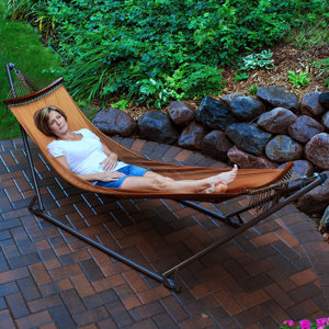 Scotts Valley Portable Nylon Camping Hammock with Stand
