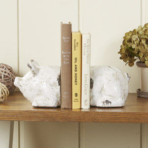 Spotted Pig Bookends (Set of 2)
