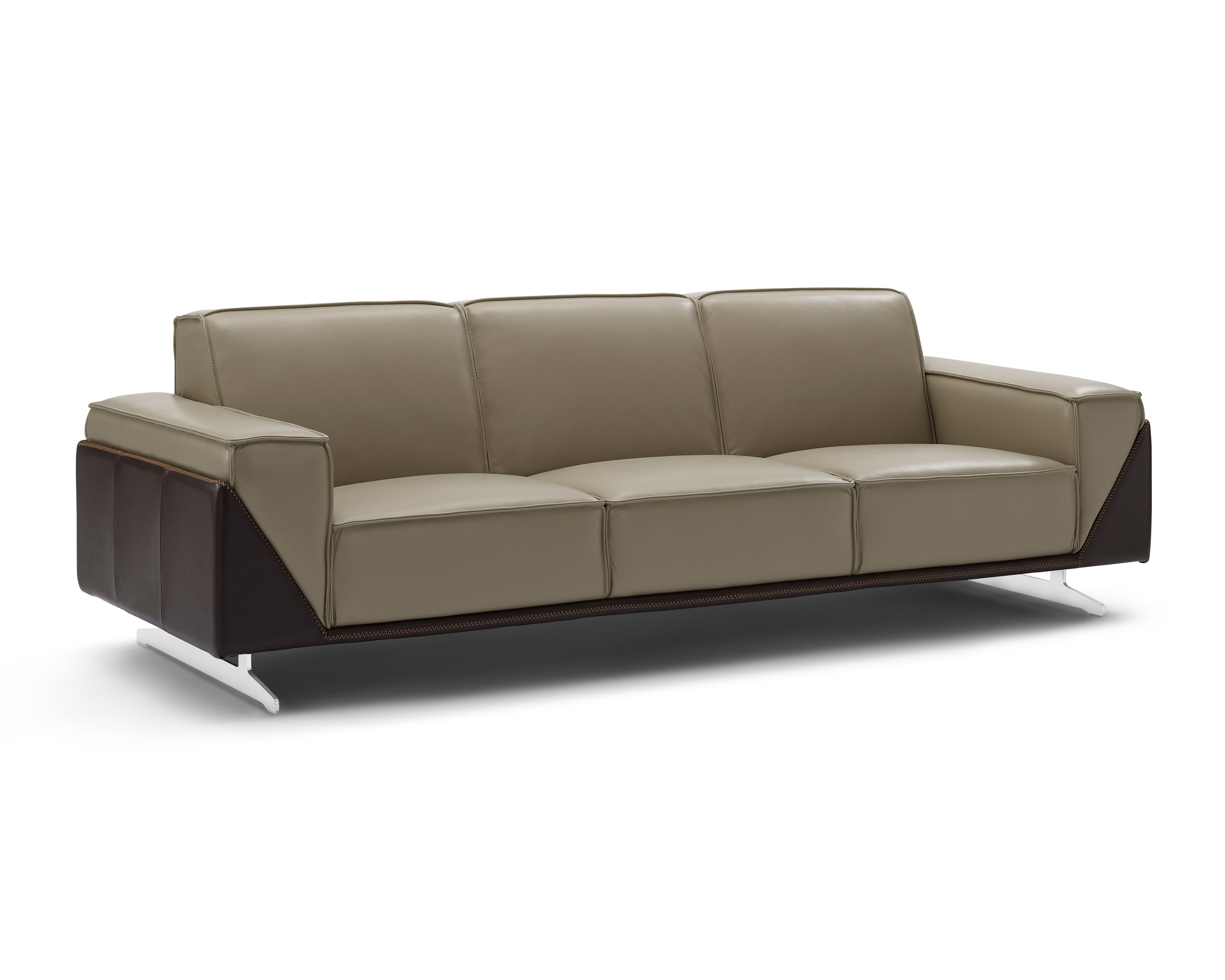 Orren Ellis Bonneauville Leather Sofa Wayfair