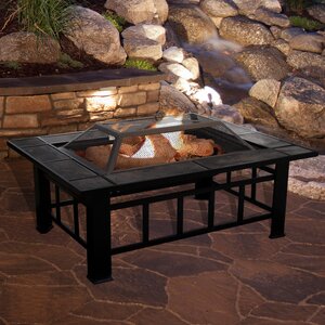 Steel Wood Burning Fire Pit table