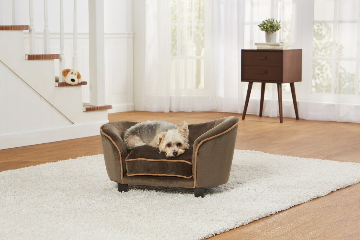 ultra plush snuggle dog sofa