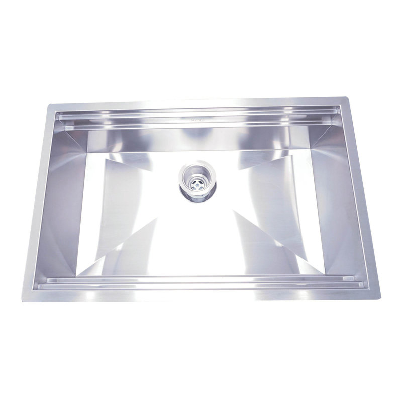 Boann 32 X 20 Undermount Kitchen Sink With Sliding Cutting Board 32 X 20 Undermount Kitchen Sink With Sliding Cutting Board And Colander