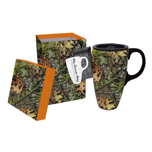 Cypress Home Mugs Teacups You Ll Love Wayfair Mossy Oak 17 Oz Ceramic Latte Travel Coffee Cup With Gift Box By Cypress Home