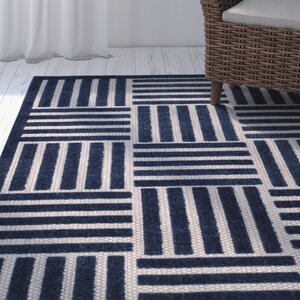 Zaniyah Blue Indoor/Outdoor Area Rug