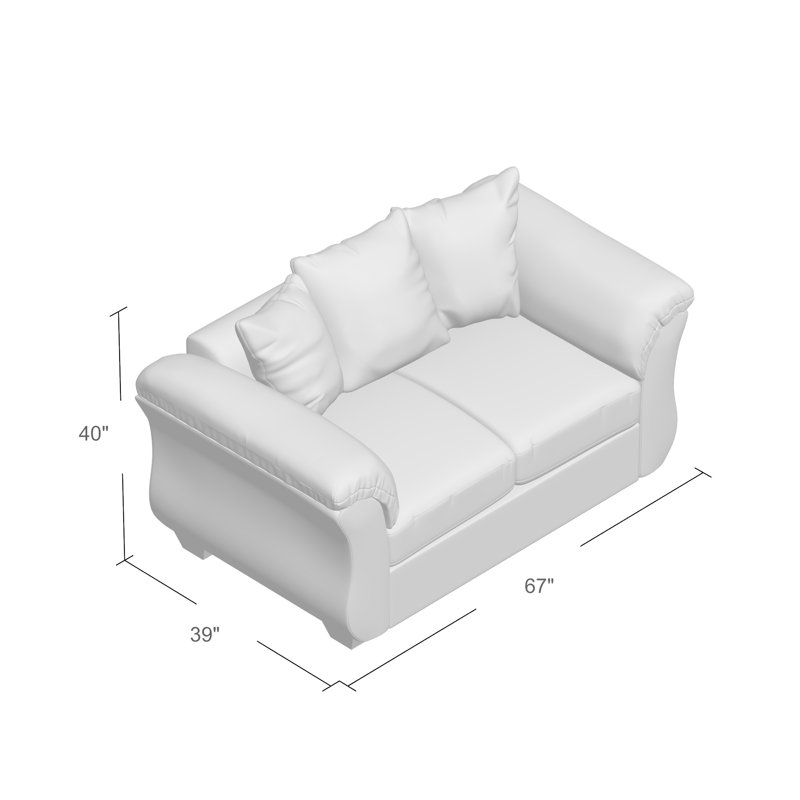 Huntsville Loveseat & Reviews Joss & Main