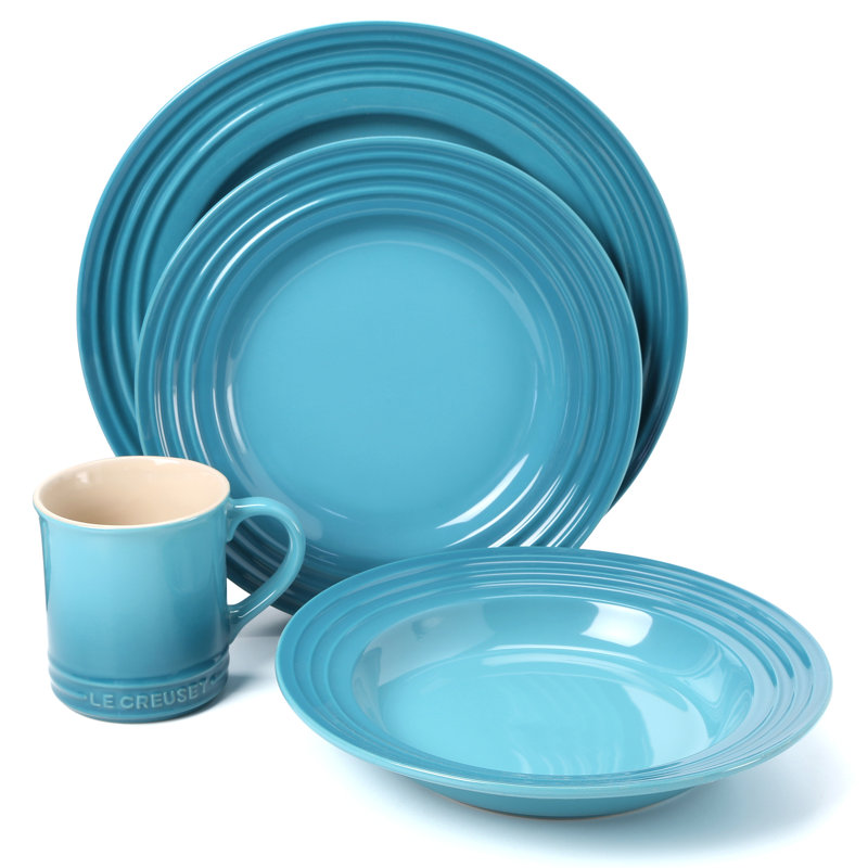 Le Creuset Stoneware 16 Piece Dinnerware Set, Service for 4 & Reviews