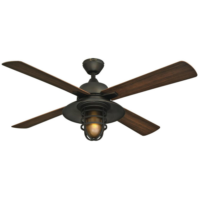52 Barcus 4 Blade Ceiling Fan Light Kit Included Reviews