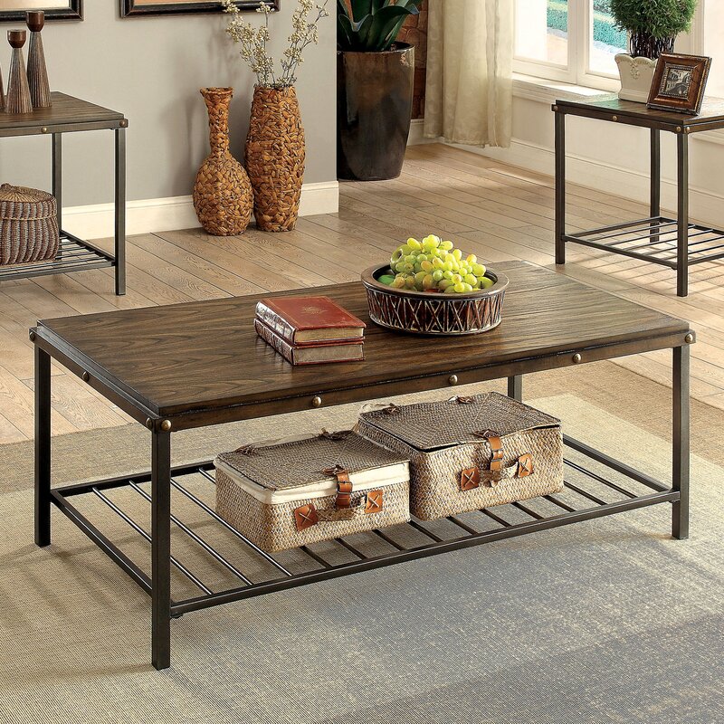 Loon Peak Mischa 3 Piece Coffee Table Set & Reviews | Wayfair