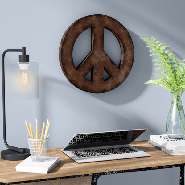 Williston Forge World Peace Sign Wall Décor Reviews Wayfair