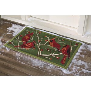 Cardinal Hand-Hooked Indoor/Outdoor Area Rug