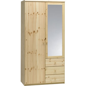 Drehtürenschrank Axel, 200 cm H x 97 cm B x 62 ..