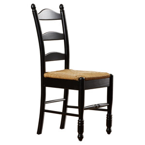 Gennevilliers Ladder Back Solid Wood Dining Chair (Set of 2) by Lark Manor