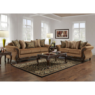 Elegant Sophisticated Living Room Furniture Wayfair Caulkins 2 Piece Living Room Set
