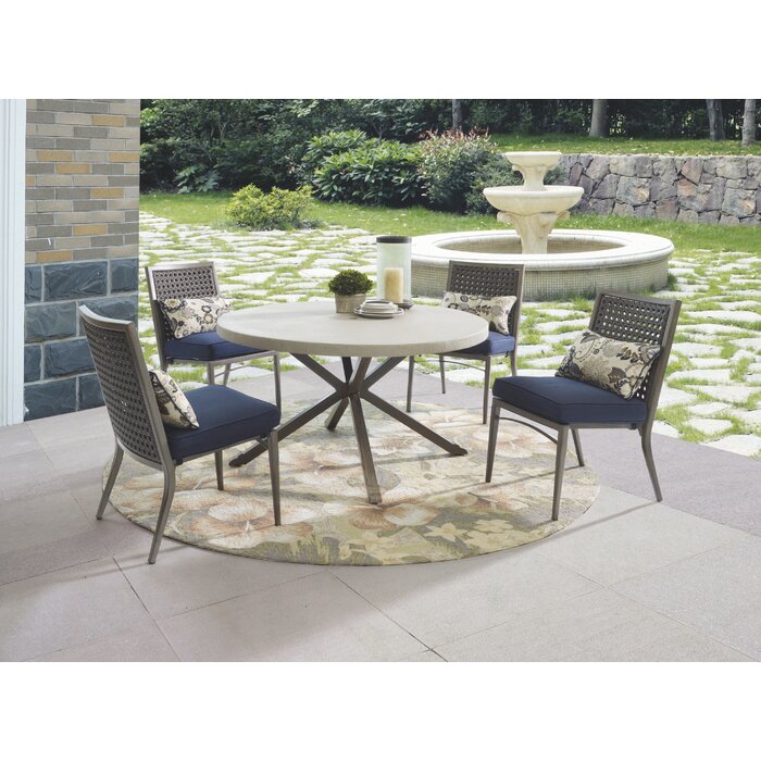 Parsons Patio Dining Chair With Cushion