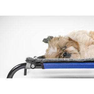 Plush Blanket Accessory for Elevated Pet Cot