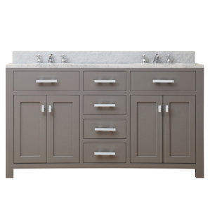 60 Inch White Vanity Base double vanities you'll love | wayfair 60 Inch White Vanity Base double vanities you'll love | wayfair