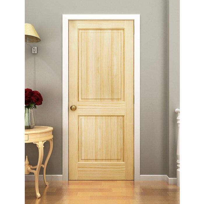 Doors 6 Panel Colonial Double Hip Knotty Clear Pine Interior