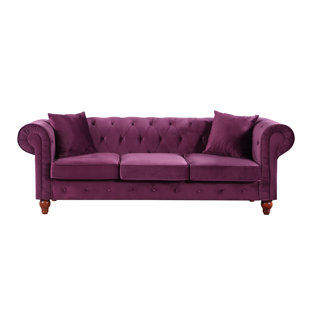 Chesterfield Purple Sofas You Ll Love Wayfair Quickview