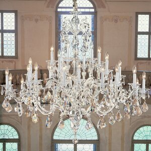 Via Firenze 30-Light Crystal Chandelier