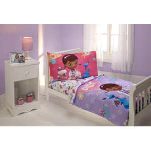 The Doc is In 4 Piece Doc McStuffins Toddler Bedding Set