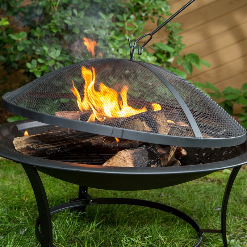 Sun Joe Steel Wood Burning Fire Pit & Reviews 