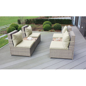 Schmidt 6 Piece Sectional Seating Group with Cushions