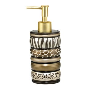 Safari Stripe Soap & Lotion Dispenser