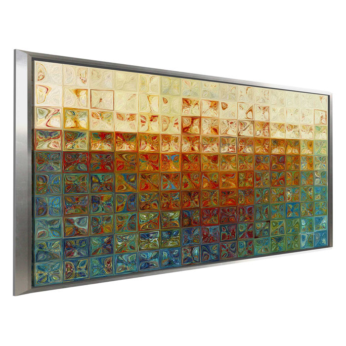 Tile Wall Art 2 2017 Framed Graphic Print On Canvas Tile Wall Art 2 2017 Framed Graphic Print On Canvas