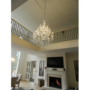 Doggett 25-Light Crystal Chandelier