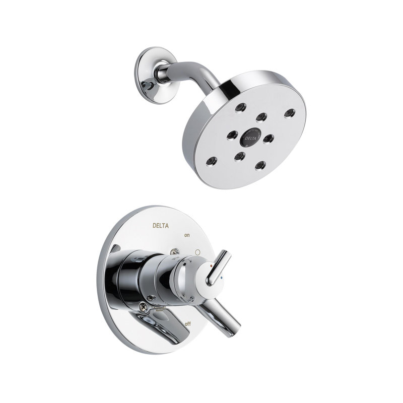 Delta Trinsic Bathroom Shower Faucet Trim With Lever Handles And Trinsic Bathroom Shower Faucet Trim With Lever Handles And H2okinetic Technology