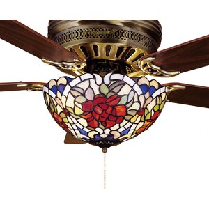 Traditional 3-Light Bowl Ceiling Fan Light Kit