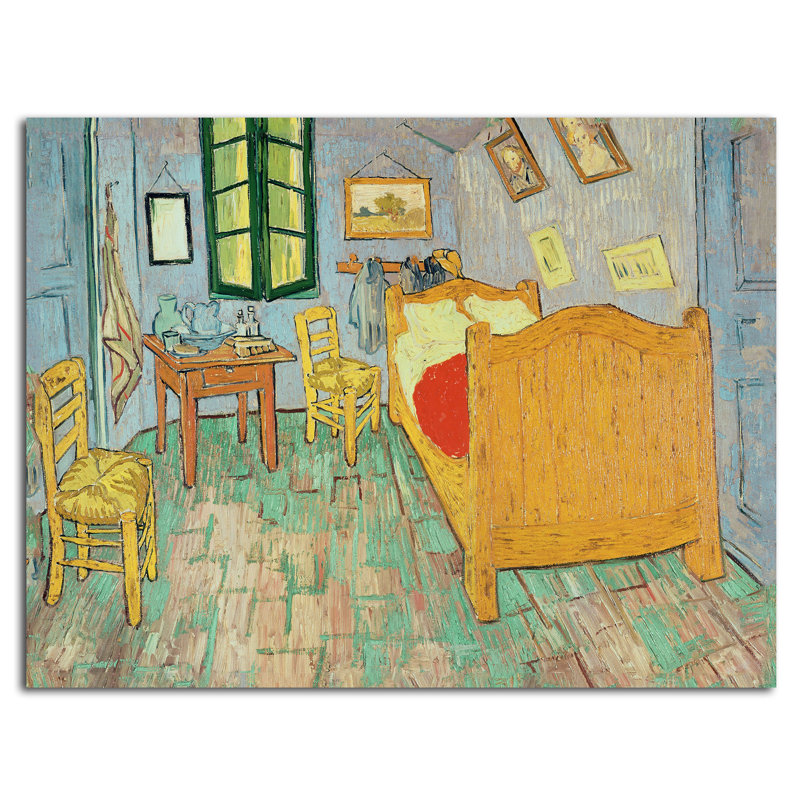 Trademark Art Van Gogh S Bedroom At Arles By Vincent Van Gogh Painting Print On Canvas Wayfair