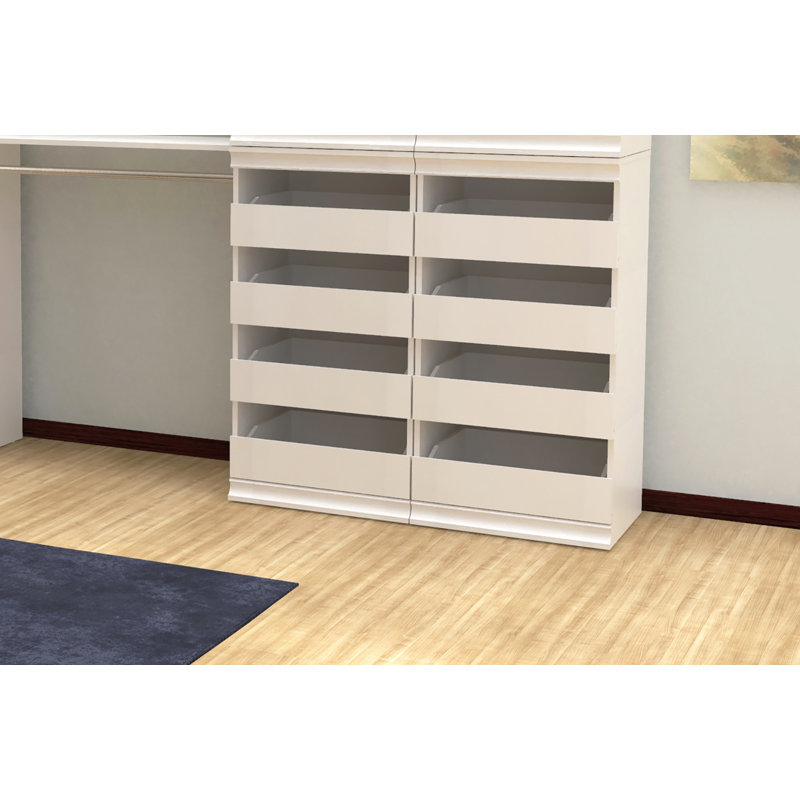 ClosetMaid Modular Storage 21.38" W Stackable 4Drawer Unit & Reviews
