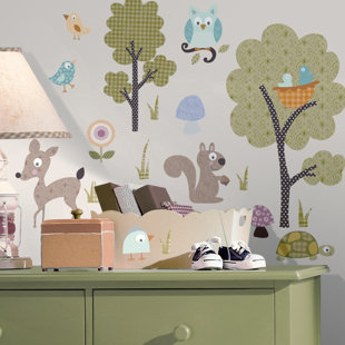 Woodland Animals Wall Decals Wayfair Studio Designs Woodland Animals Wall Decal