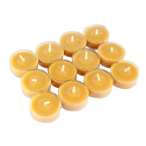 Scented Tea Light Candle in Pumpkin Spice Scented Orange (Set of 12)