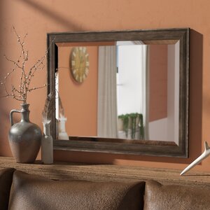 Buy Rectangle Narrow Rustic Pine Bathroom Mirror!