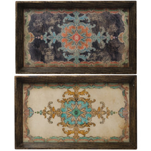 Aosta Decorative Serving Tray Set