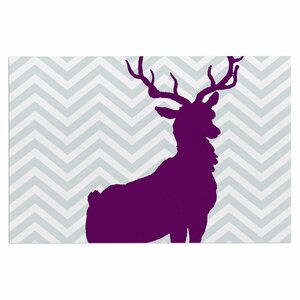 'Chevron Deer' Doormat