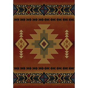 Julieta Auburn South Western Arizona Crimson Area Rug