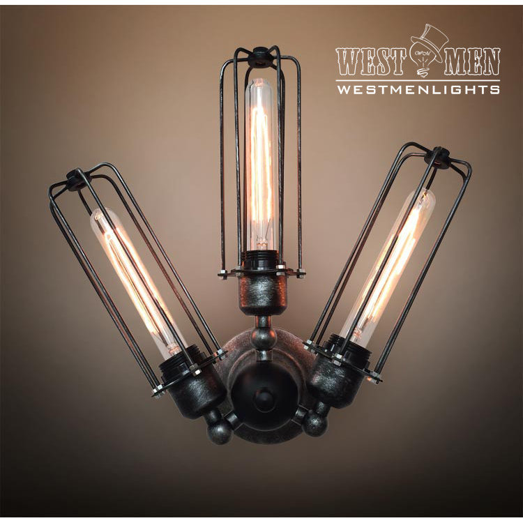 Westmen Lights 3-Light Transformable Wire Cage Wall Sconce & Reviews Wayfair