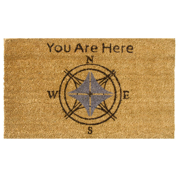 You Are Here Doormat & Reviews Joss & Main
