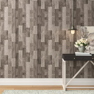 Wood Shiplap Wallpaper You Ll Love Wayfair Brought Weathered Wood 16 5 L X 20 W And Stick Wallpaper Roll