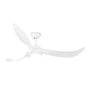 Ceiling Fans Remote Control With Lights You Ll Love Wayfair Co Uk 165cm Powhattan 3 Blade Led Ceiling Fan With Remote Control