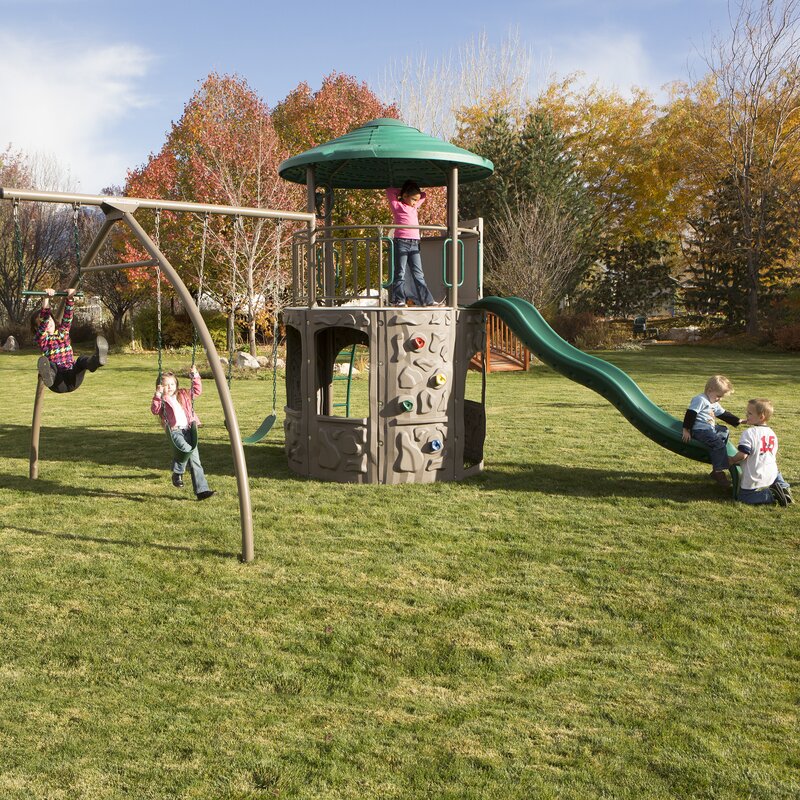 Lifetime Adventure Tower Swing Set & Reviews | Wayfair