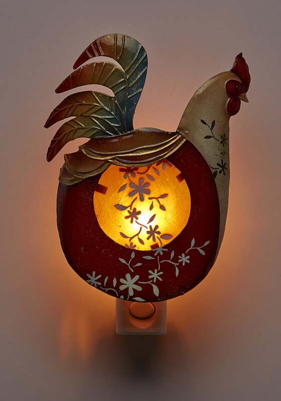 Deco Breeze Decor Rooster Night Light Reviews Wayfair   Decor Rooster Night Light 