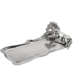 Horse Figural Oblong Tray