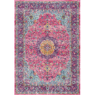 Modern Contemporary Darcia Pink Area Rug Allmodern Darcia Pink Purple Area Rug