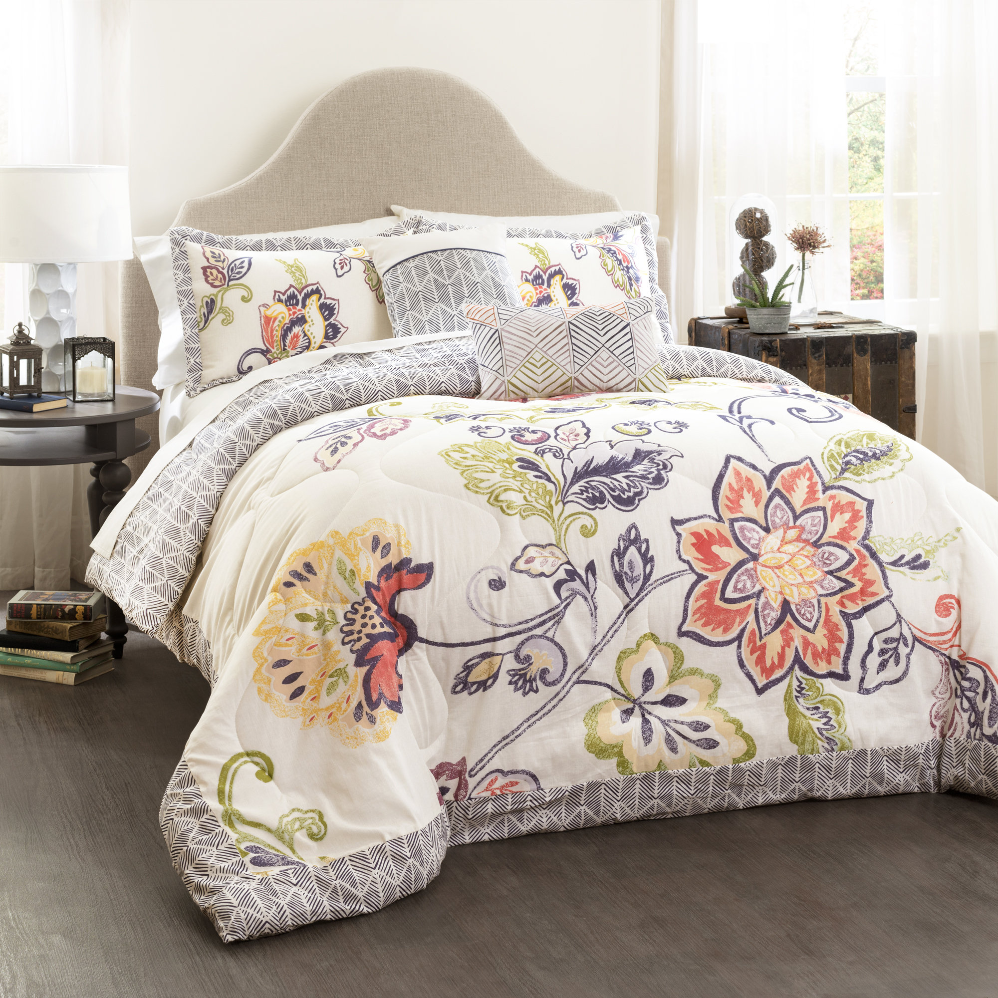 Red Barrel Studio Bowker Reversible Comforter Set Reviews Wayfair