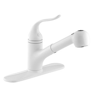White Kitchen Sink Faucet white kitchen faucets you'll love | wayfair White Kitchen Sink Faucet white kitchen faucets you'll love | wayfair