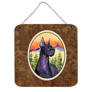 Great Dane Decor Wayfair Ca Great Dane Painting Print Plaque